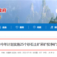 儲(chǔ)量1.88億噸砂土石礦25個(gè)！湖南張家界將釋放一批采礦權(quán)